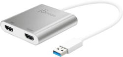 j5create Adaptor USB 3.0 la Dual HDMI Multi-Monitor (JUA365-N)