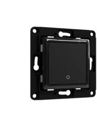 Shelly Intrerupator de perete cu 1 buton, Negru (ALL-KAP-WS1-B)