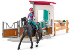 Schleich Horse Club horse box with Lisa & Storm, toy figure (42709) Figurina