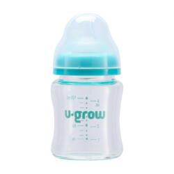 U-GROW Biberon de sticla 120 ml+2 tetine extra (UG0-04BS120) - vexio
