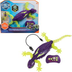 Spin Master Spin Master Hex Bots - Wall-Flying Gecko Glow in the Dark, Toy Figure (6075451) Figurina