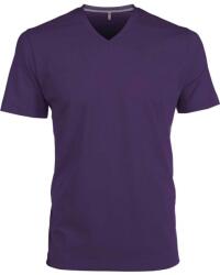 Kariban Férfi V-nyakú póló KA357, Purple Sky, 3XL (ka357pu-3xl)