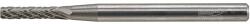 FORMAT keményfém turbómaró (gravírmaró) 2x10mm ZYA (hengeres forma homlokvágat nélkül), C fogazás, szár: 3mm (26020005)