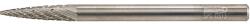 FORMAT keményfém turbómaró (gravírmaró) 3x13mm SPG (íves hegyesorrú forma), C fogazás, szár: 3mm (26020120)