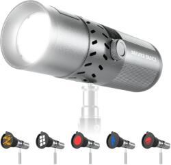 NEEWER Lanternă fotografică NEEWER Basics 20W RGB cu 4 culori/20 filtre GOBO, baterie integrată de 49, 95 Wh, 6300K, reflector portabil LED CRI95+ cu lumină apusului, FL20 (FL20)