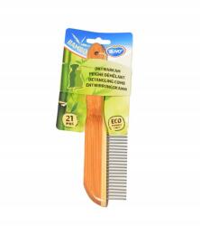  DUVO+ fésű 21 fogas bambusz 21 cm