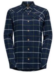 La Sportiva RAMBLER LIGHT FLANNEL SHIRT Women Cămașă cu mânecă lungă Night Sky/Chalk L