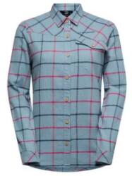 La Sportiva RAMBLER LIGHT FLANNEL SHIRT Women Cămașă cu mânecă lungă Limestone/Night Sky L