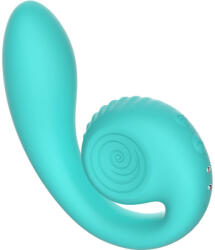 Snail Vibe Vibrátor Kettős stimuláció, 5 sebesség, USB-töltés 12 cm fekete