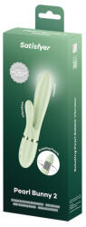 Satisfyer Pearl Bunny 2 csikló- és G-pont-vibrátor - zöld, 12 program
