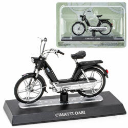LEO MODELS Macheta Moto Retro Cimatti Oasi, negru, scara 1: 18, Leo Models, Passione Motorini (3064)