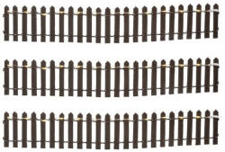  Luville General Fence brown lighted 3 pieces