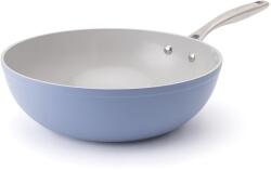 Elmich Tapadásmentes kerámia wok serpenyő Zen Ø 28 cm - kék