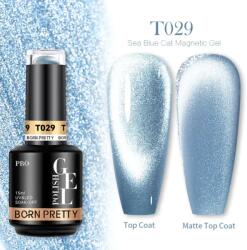 BORN PRETTY PRO UV/LED gél lakk 15 ml - T029 - Sea Blue Cat Magnetic