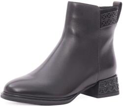 Feeling Ghete dama din piele naturala, Feeling 27-067-01, negru
