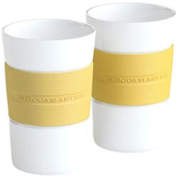 Moccamaster cană din porțelan, 200 ml, set 2 buc. , galben