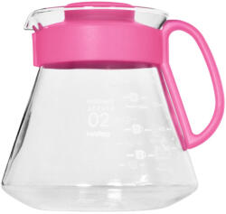 Hario V60 Range Server carafă din sticlă 600 ml, Flamingo Pink