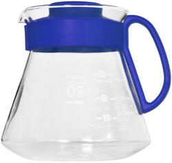 Hario Server din sticlă Hario V60 Range Server 600 ml, Ocean Blue