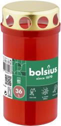 Bolsius Candelă funerară Bolsius 36 h roșie
