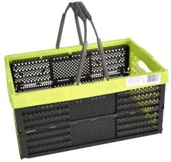 Jelenia Plast Coș de cumpărături pliabil cu 2 mânere, 16 l, 40 × 27 × 20 cm - mix de culori