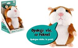 Teddies Mirecsek mondatismétlő plüss hörcsög, 18 cm, elemes (UN45870)