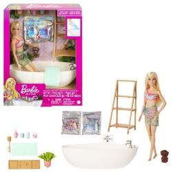Mattel Barbie® baba és fürdő szappanos konfettivel - szőke