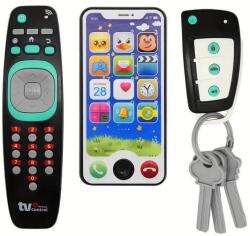Bavytoy Játékszett gyerekeknek - távirányító, mobiltelefon és kulcsok (BV0256)