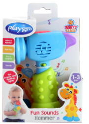 LAMPS Playgro vidám kalapács hang- és fényeffektusokkal