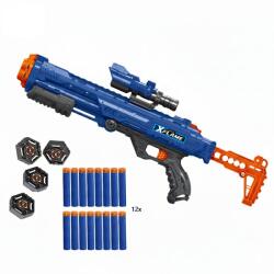 Bavytoy Pisztoly habszivacs lövedékekkel X FLAME HUNTER (BV0816)