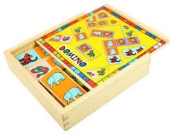 Bigjigs Toys Fából készült dominó állatokkal (DV01363)
