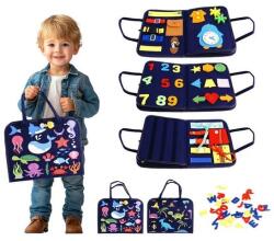2Kids Toys Szenzoros elfoglaltságkönyv Vízi / Dino világ (DV07535)