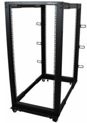 StarTech StarTech. com 25U Open Frame Server Rack - 4 Post Adjustable Depth (22" to 40") Network Equipment Rack w/ Casters/ Levelers/ Cable Management (4POSTRACK25U) rack - 25U (4POSTRACK25U)