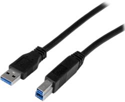 StarTech StarTech. com 1m 3 ft Certified SuperSpeed USB 3.0 A to B Cable Cord - USB 3 Cable - 1x USB 3.0 A (M), 1x USB 3.0 B (M) - 1 meter, Black (USB3CAB1M) - USB cable - 1 m (USB3CAB1M)