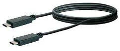 SCHWAIGER USB-Kabel 3.1 St. C->3.1 TypC 1, 00m schwarz (LK101C531) - vexio