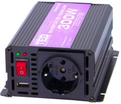 TED Electric Convertor de la 12V la 230V 300W unda sinusoidala modificata - TED007025 (A0116825) - vexio