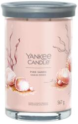 Yankee Candle Lumânare aromatică Signature tumbler mare Pink Sand 567 g