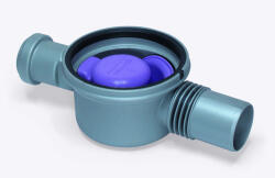 KESSEL Corp de sifon cu evacuare laterala DN50, cu o intrare DN40, 42701, KESSEL (42701)