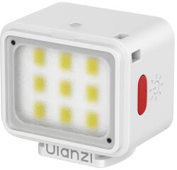 ULANZI DG01 szuper mini LED lámpa, 5600K, 500mAh, diffúzor, USB-C, fehér (UL-L204)