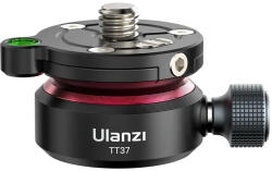 ULANZI TT37 vízszintező mini állványfej, 3/8" és 1/4 (UL-T065GBB1)