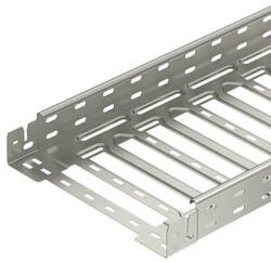 OBO SKSM Kábeltálca gyorsösszekötővel, perforált 60x300x3050, felületkezelés nélkül, utókezelt, nemesacél 6059513 (6059513)