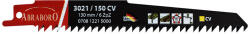 ABRABORO Orrfűrészlap 1/2" CrV FA, MŰANYAG, TPI: 6, 130 mm 5db (070812215000) - megatool