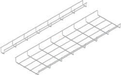 BAKS 940106 KDSZ60H60/3 rácsos kábeltálca 60×60×3000 mm összepattintható, villamos kábelek nyomvonalvezetéséhez (940106)