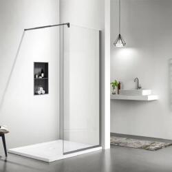 Rune Paravan de dus tip Walk-in gri metalizat Rune Syn 80x200 cm (5940541332916)