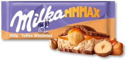 Milka MMMax karamellás-egészmogyorós táblás tejcsokoládé 300 g (640)