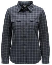 Black Diamond Project Twill LS Shirt Women Cămașă cu mânecă lungă Charcoal-Citron XS