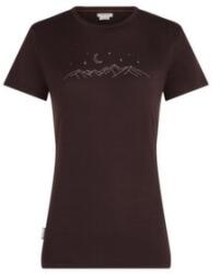 Icebreaker Merino 150 Tech Lite SS Tee Sparkling Stars Women Tricou cu mânecă scurtă BITTERSWEET L