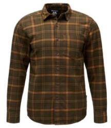 Black Diamond Project Flannel Men Cămașă cu mânecă lungă Dark Moss-Rye M