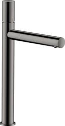 Hansgrohe UNO egykaros mosdócsaptelep, 260 Zero fogantyúval, lefolyógarnitúra nélkül, polírozott fekete króm, 45004330 (45004330)