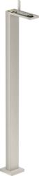 Hansgrohe MYEDITION magasított mosdócsaptelep fedlap nélkül, klik-klak leeresztővel, rozsdamentes acél hatás, 47042800 (47042800)