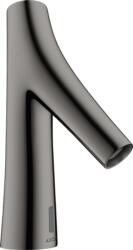 Hansgrohe Starck Organic Elemes működtetésű elektronikus mosdócsaptelep előre állítható hőmérséklet szabályozással, polírozott fekete króm 12174330 (12174330)